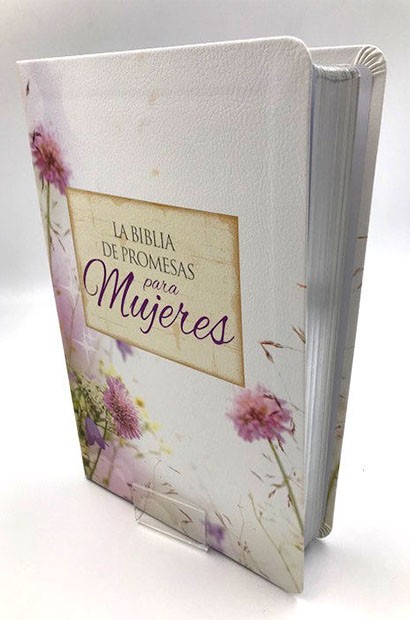 Biblia de promesas RVR60 Letra grande Floral para Mujeres