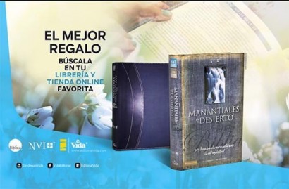 Manantiales en El desierto Biblia NVI 365 Devocional para satisfacer La sed