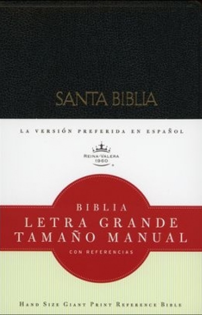 Reina Valera 1960 Biblia Letra Grande Tamaño Manual Con Referencias ...