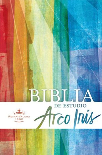 Biblia De Estudio Arco Iris RV 1960 Imitacion Piel