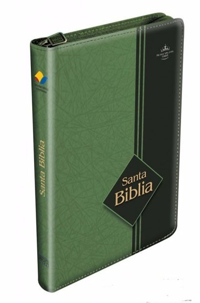 Biblia RV 60 Con Cierre Vinil Verde